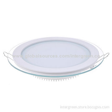 15W 160mm LED Glass Downlight, Made of Aluminum + PMMA Materials